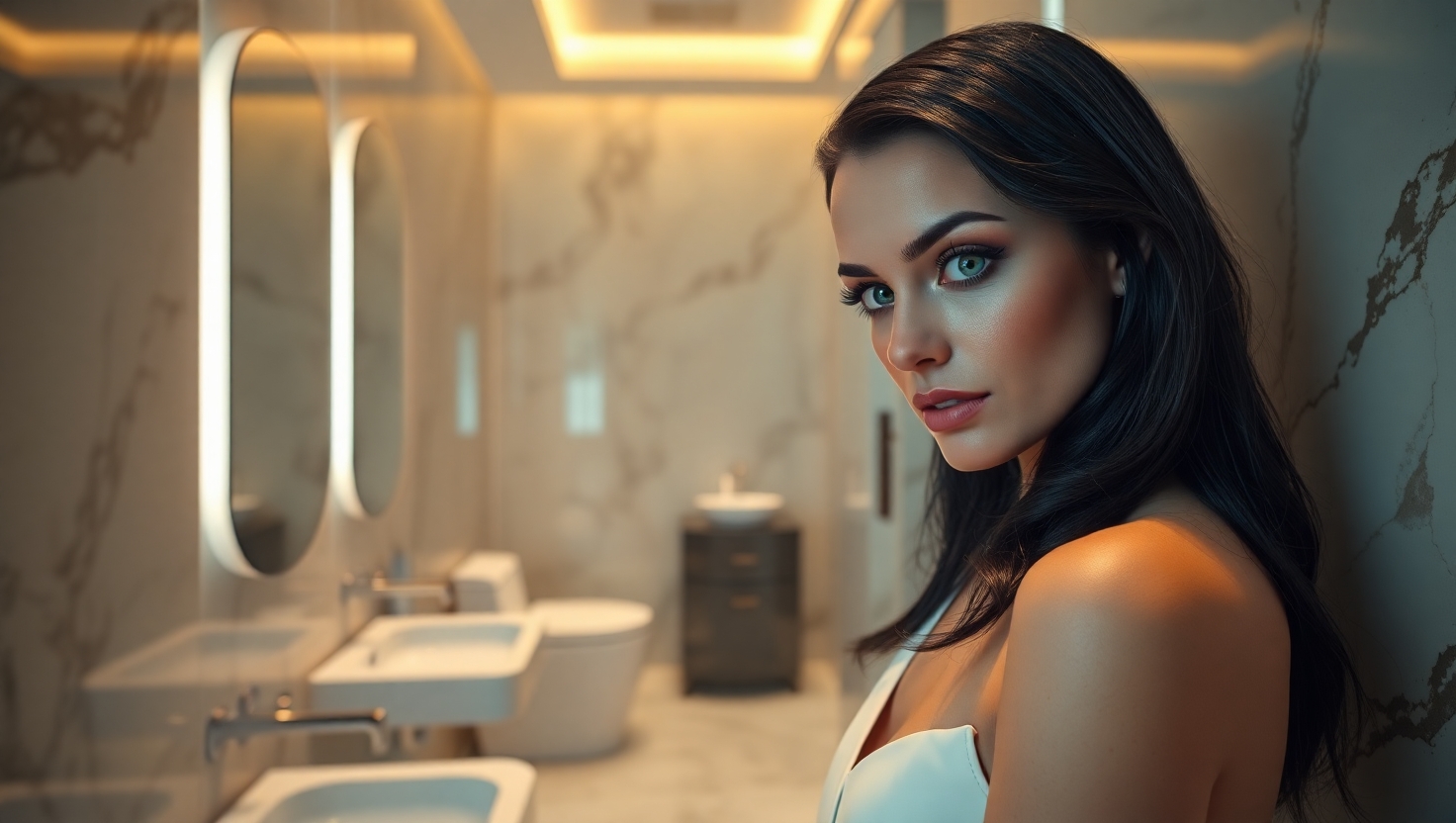 Эстетичный комплект с унитазом и инсталляцией